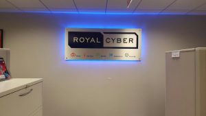 Royal Cyber - Indoor Backlit Lobby Sign
